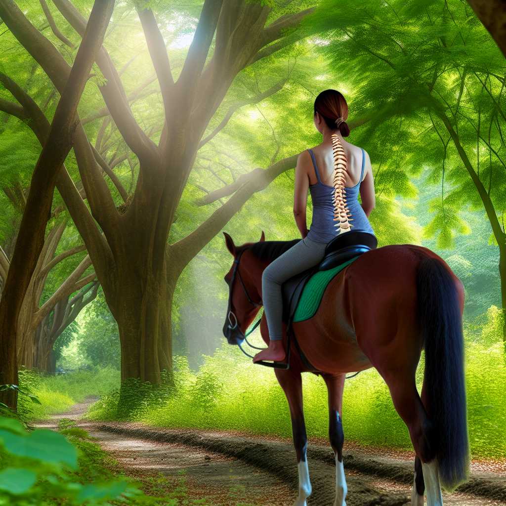 Czy jazda konna jest dobra na kręgosłup?