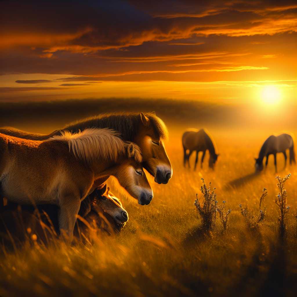 Jak konie okazują miłość?