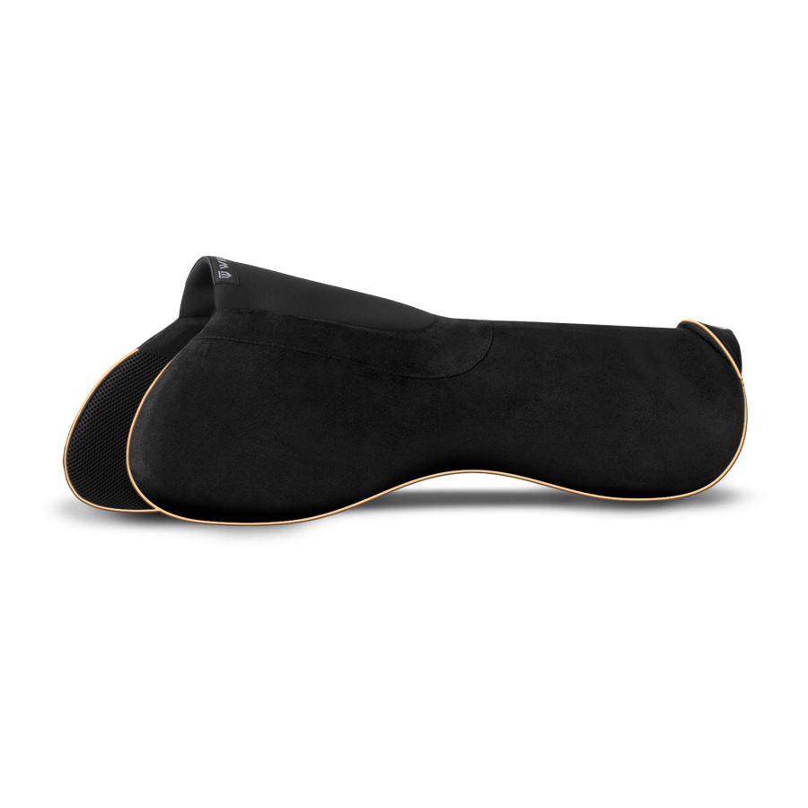 Podkładka pod siodło Winderen skokowa Slim 10mm - Coal/Gold