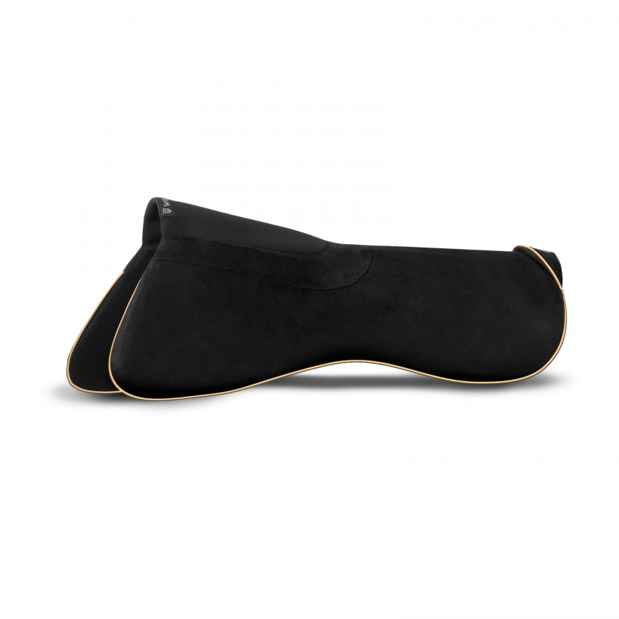 Podkładka pod siodło Winderen ujeżdżeniowa Slim 10mm - Coal/Gold