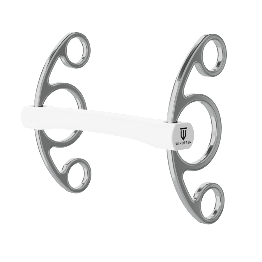 Winderen Wędzidło z czankami - White Edition - Comfort