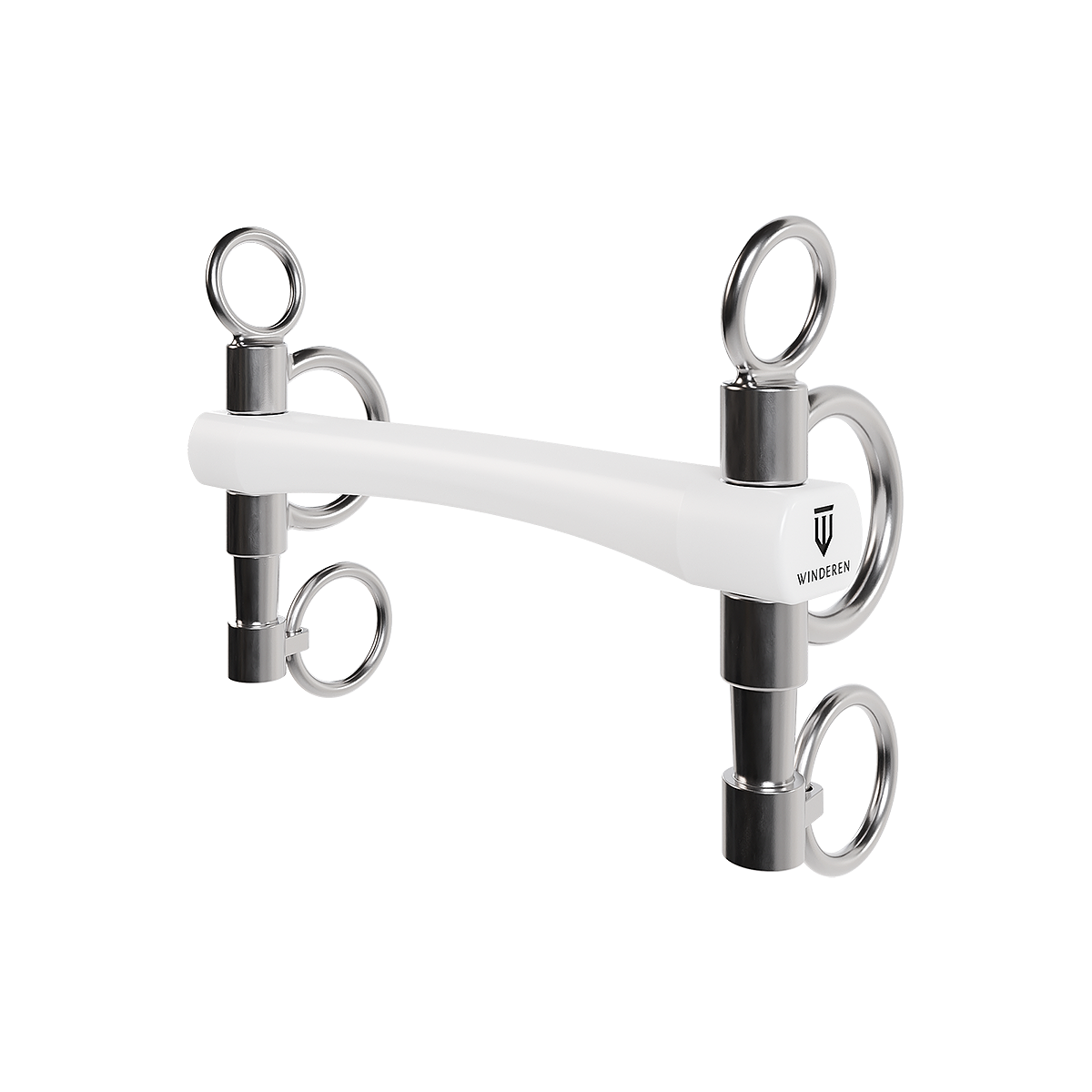 Wędzidło Winderen Pelham krótki - Flexi 135 mm - White Edition - Comfort