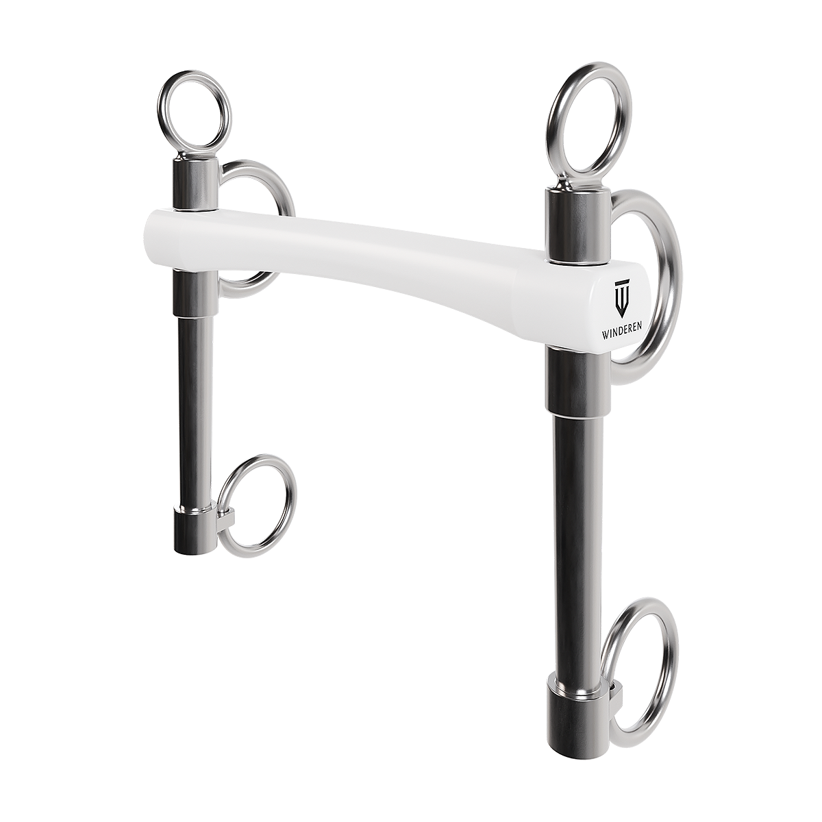 Wędzidło Winderen Pelham długi - Flexi 135 mm - White Edition - Comfort