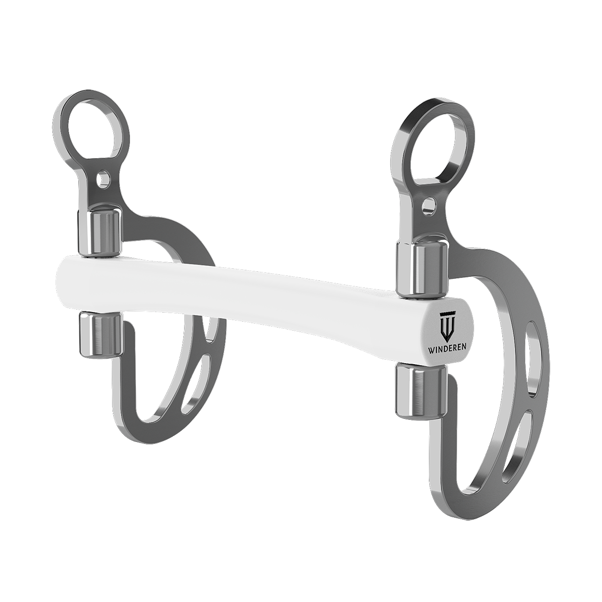 Wędzidło Winderen Kimblewick - Flexi 135 mm - White Edition - Comfort