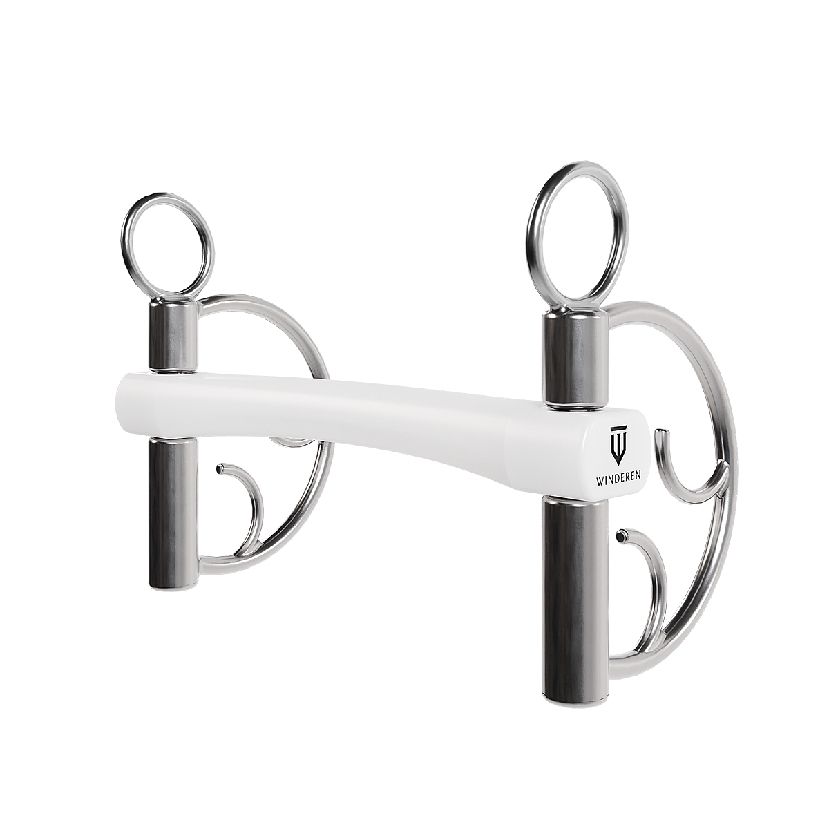 Wędzidło Winderen Kimblewick RNF - Flexi 135 mm - White Edition - Comfort