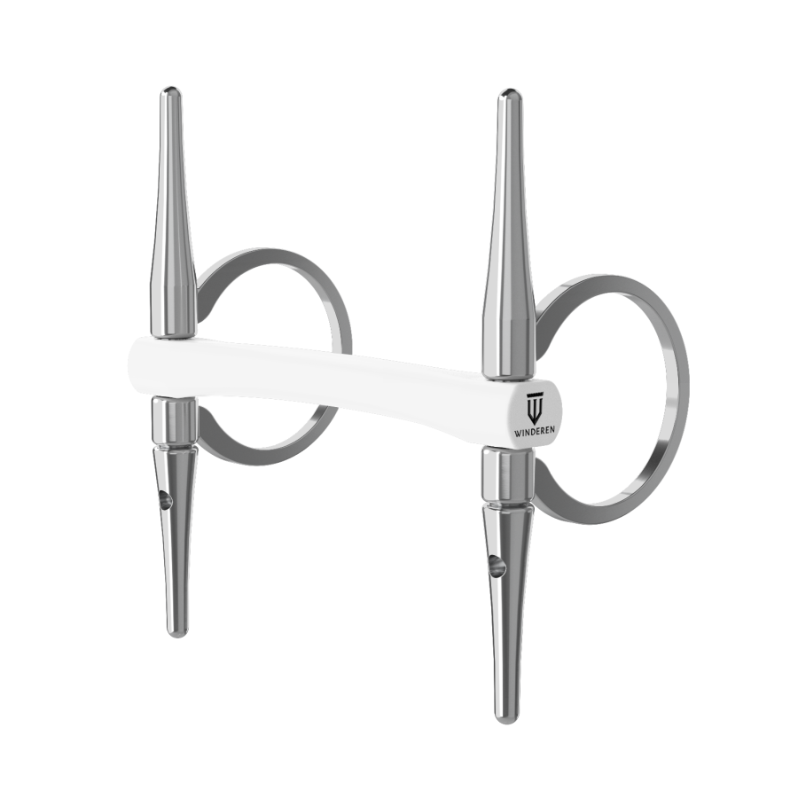 Winderen Wędzidło z wąsami - White Edition - Comfort