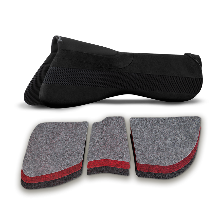Podkładka pod siodło Winderen ujeżdżeniowa korekcyjna Comfort 18mm - Coal