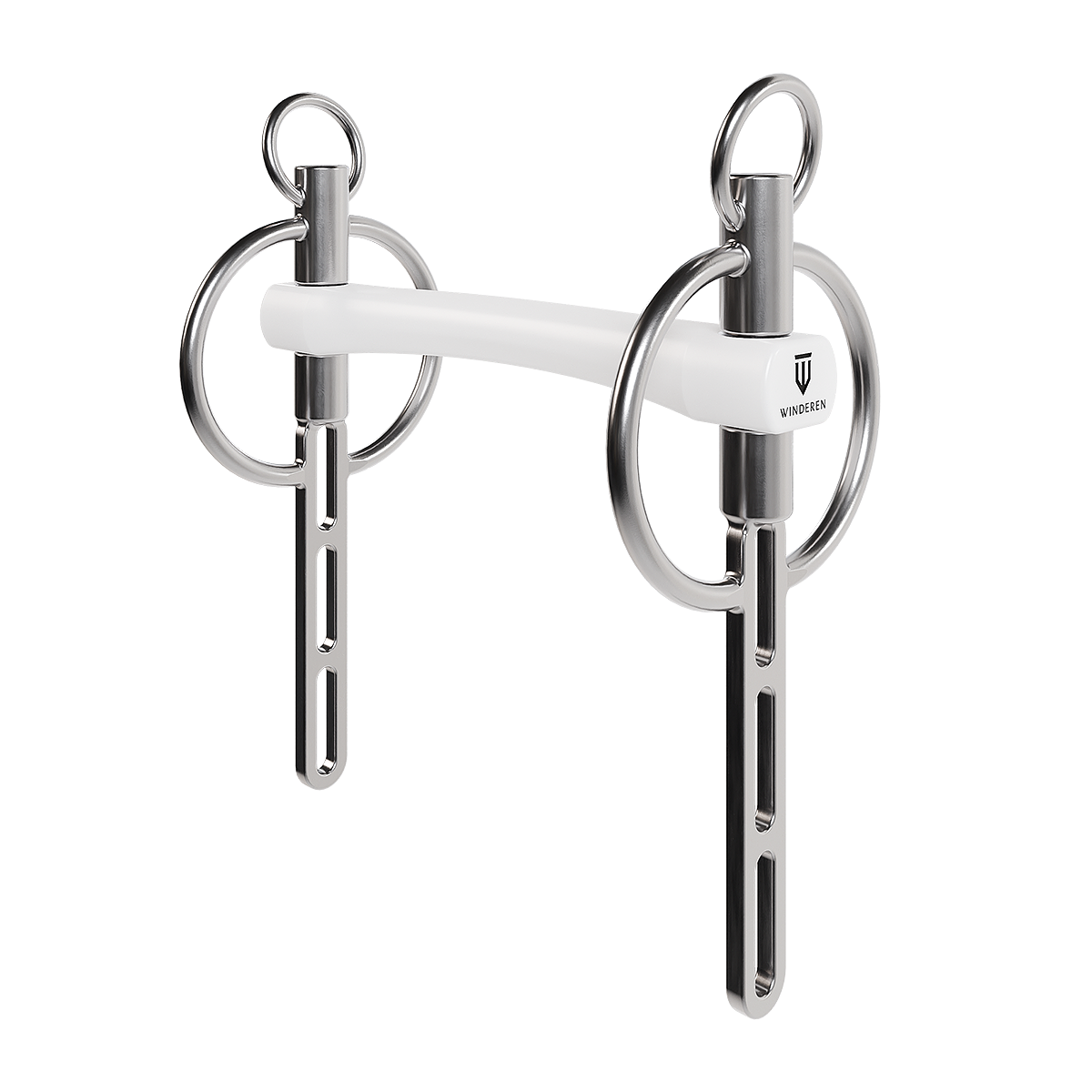 Wędzidło Winderen Zaprzęgowe - Flexi 135 mm - White Edition - Comfort