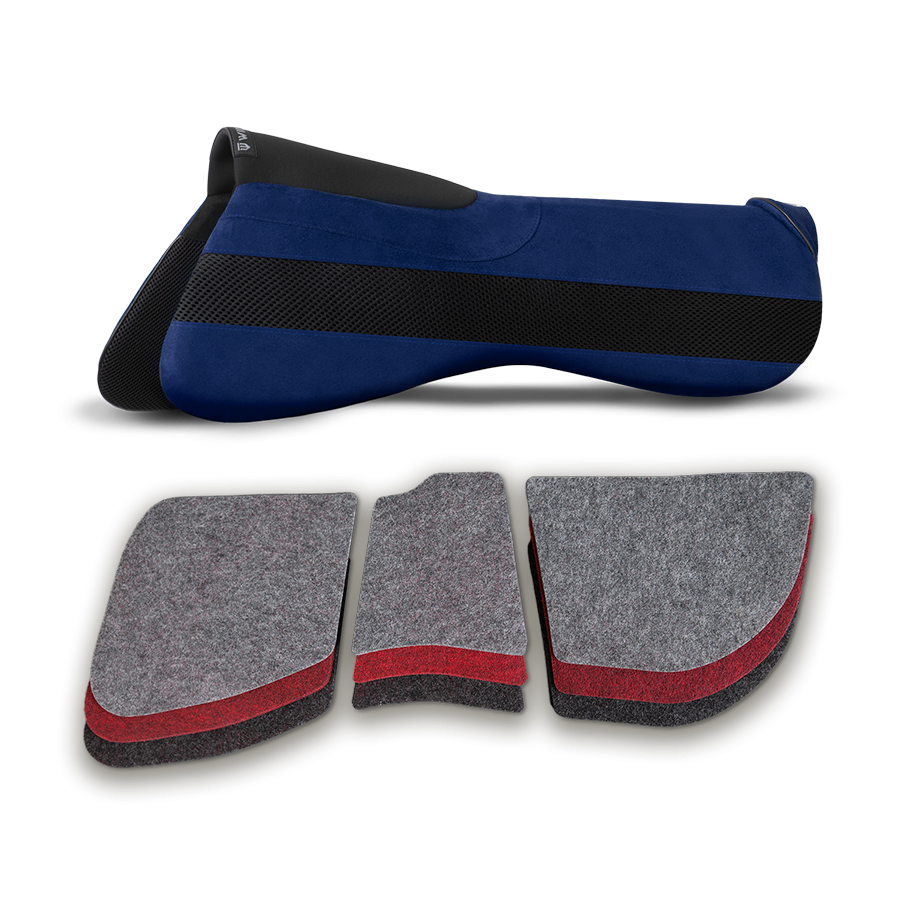 Podkładka pod siodło Winderen ujeżdżeniowa korekcyjna Comfort 18mm - Dark Blue