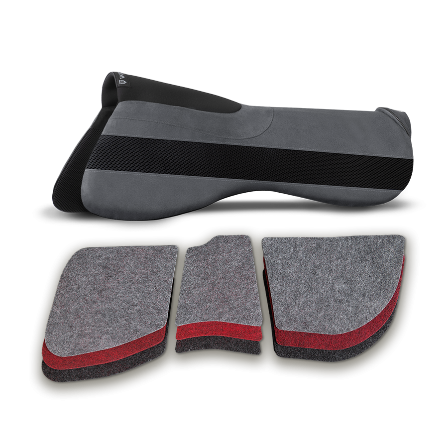 Podkładka pod siodło Winderen ujeżdżeniowa korekcyjna Comfort 18mm - Charcoal