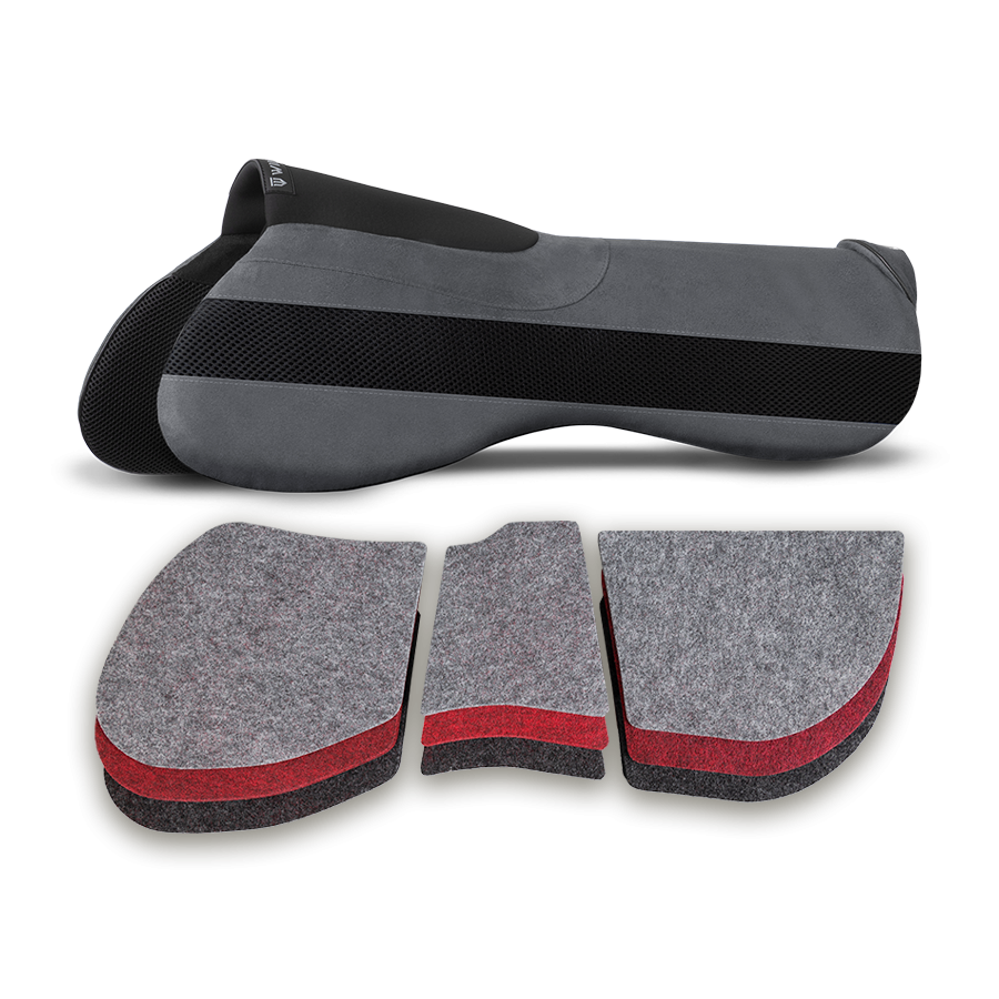 Podkładka pod siodło Winderen skokowa korekcyjna Slim 10mm - Charcoal