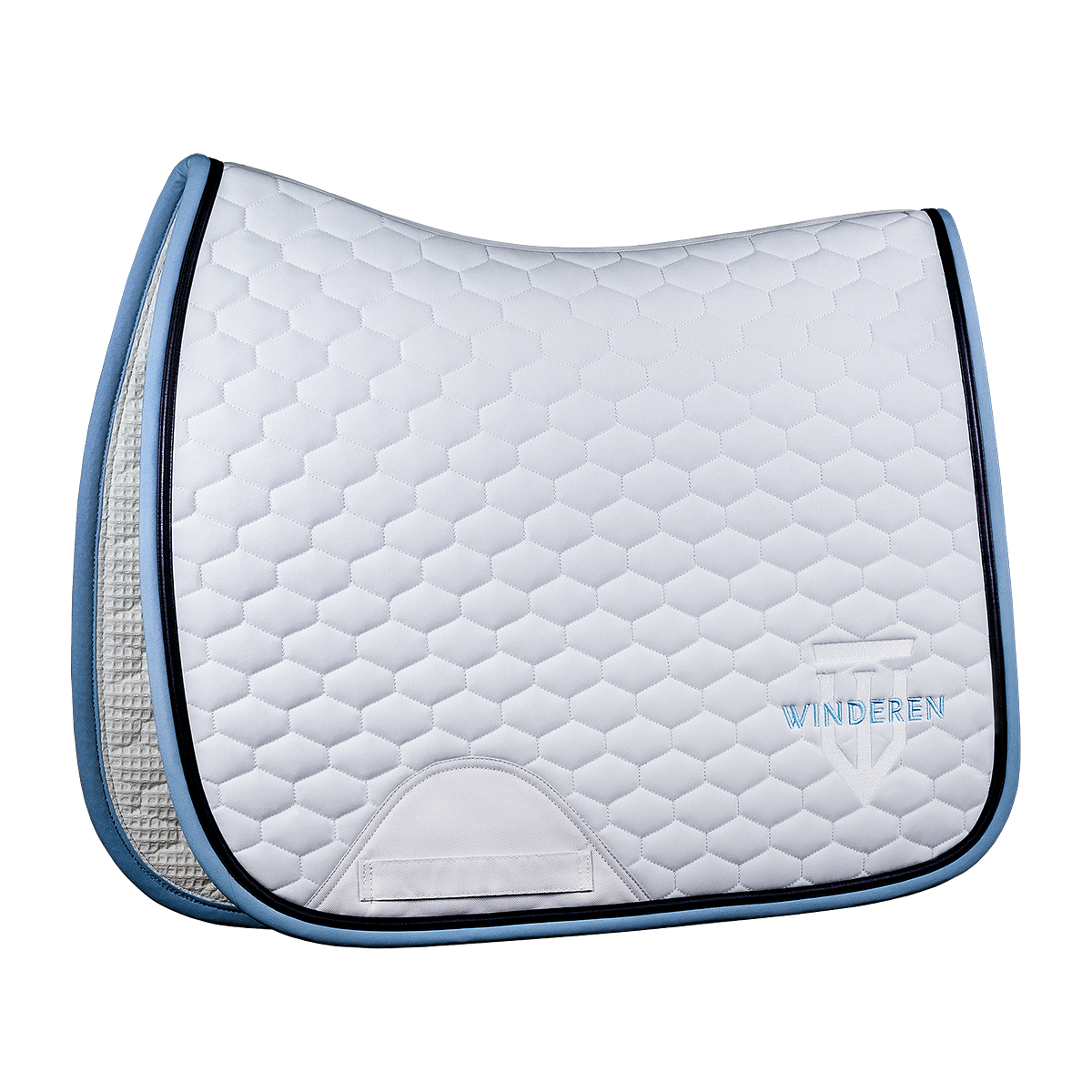 Czaprak ujeżdżeniowy Winderen - White/Sky Blue - Petite