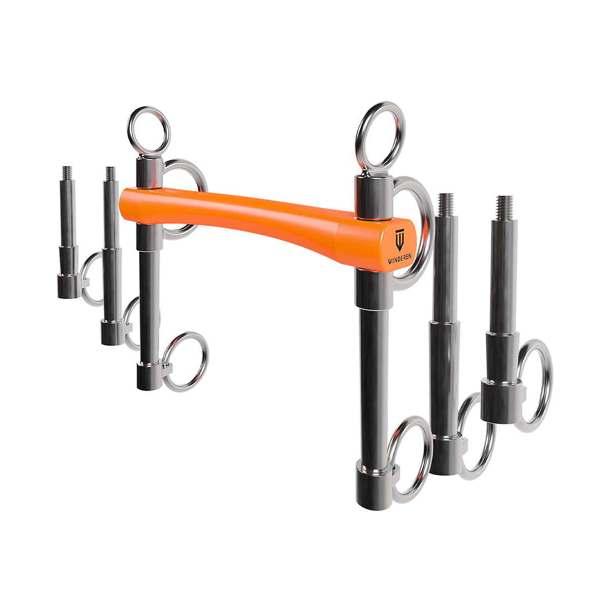 Wędzidło Winderen Pelham (zestaw 3 długości) - Flexi 135 mm - Comfort