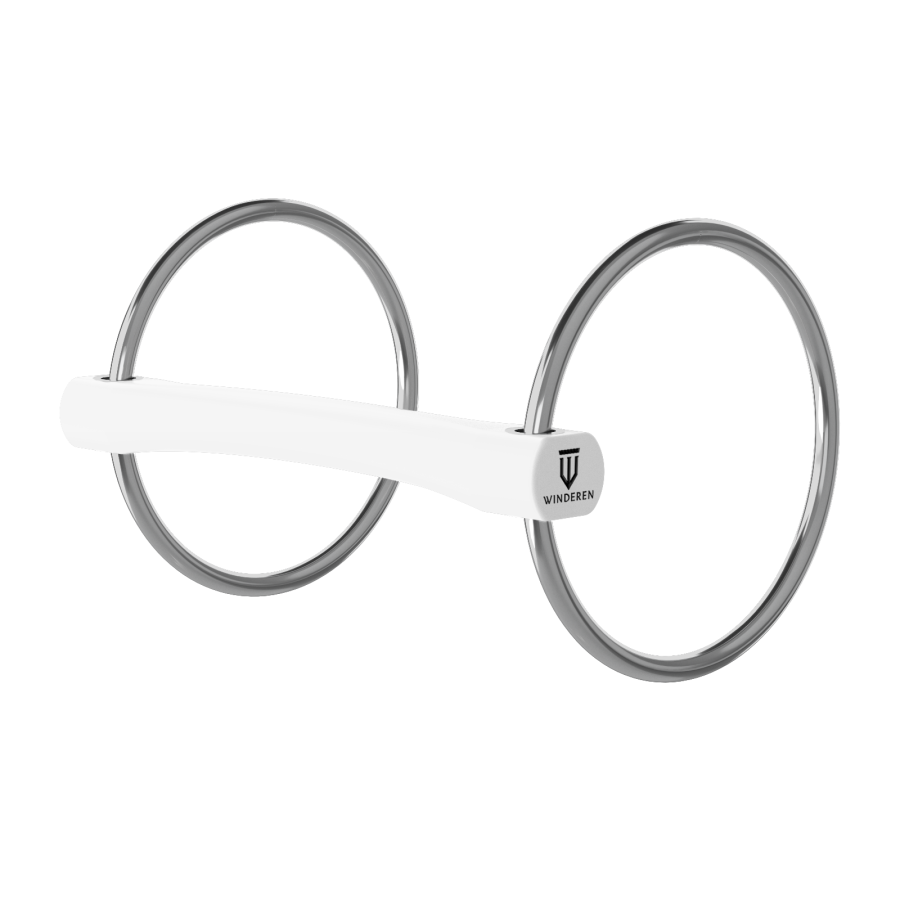 Winderen Wędzidło z dużymi kółkami - White Edition - Comfort