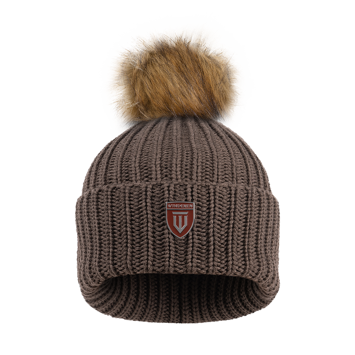 Czapka Winderen Merino - Mocha/Brown