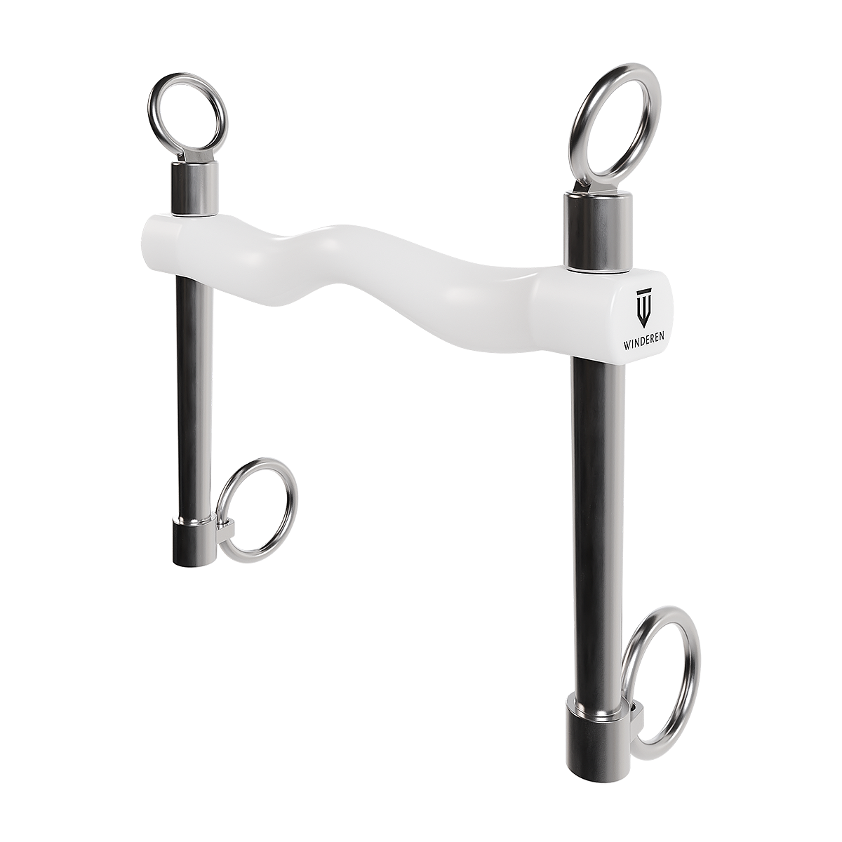 Wędzidło Winderen Munsztuk długi - Sztanga 135 mm - White Edition - Comfort