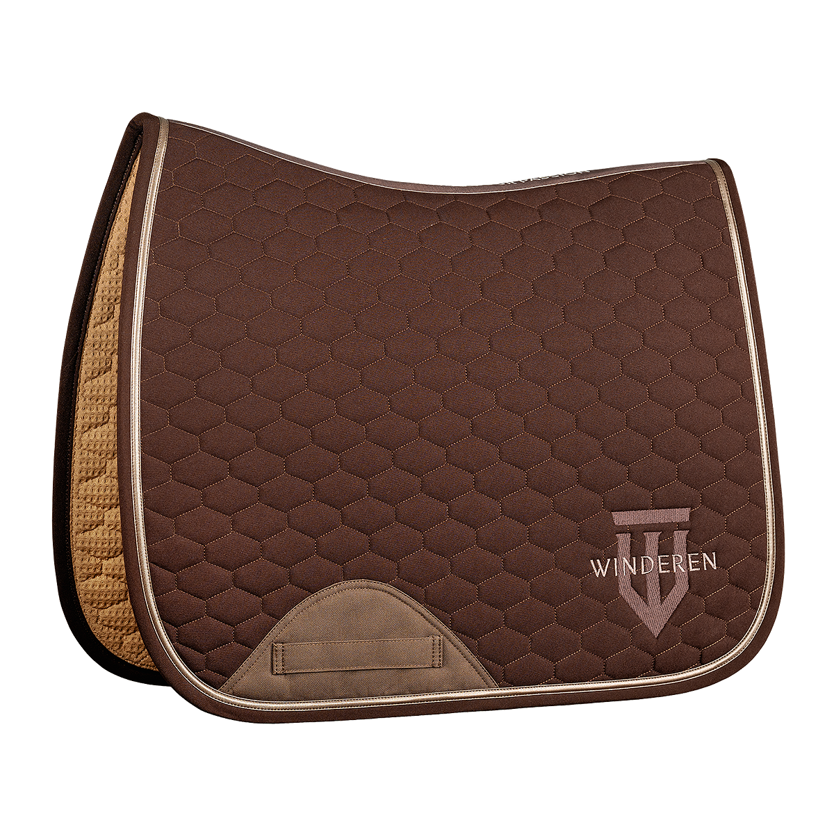 Czaprak ujeżdżeniowy Winderen - Espresso/Metallic Brown - Petite