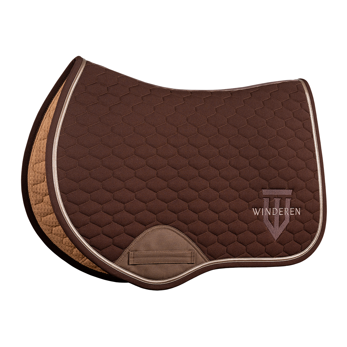 Czaprak skokowy Winderen - Espresso/Metallic Brown