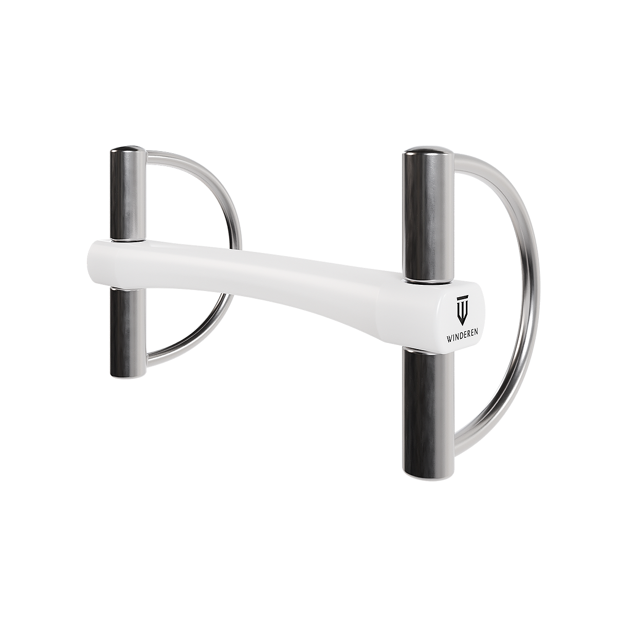 Wędzidło Winderen duże "D" - Flexi 135 mm - White Edition - Comfort