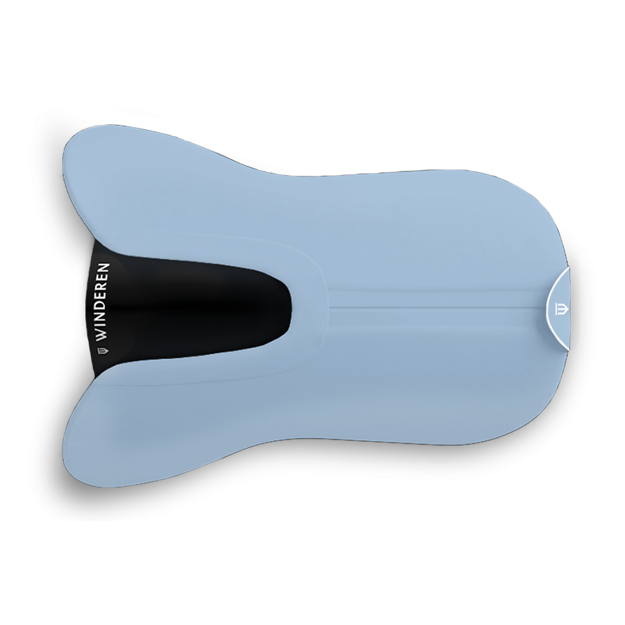 Pokrowiec do podkładki pod siodło Winderen skokowy - Sky Blue