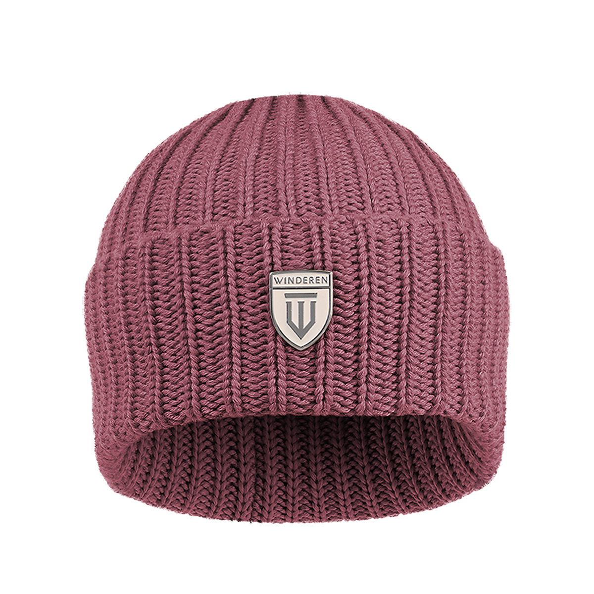 Czapka Winderen Merino - Dark Rose