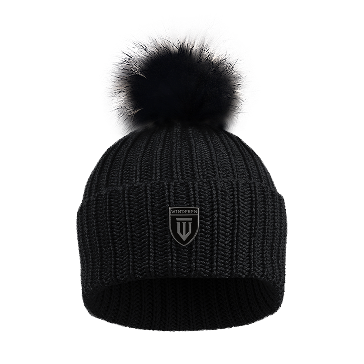 Czapka Winderen Merino - Raven/Black