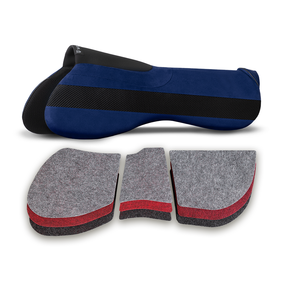 Podkładka pod siodło Winderen skokowa korekcyjna Super Slim 6mm - Dark Blue
