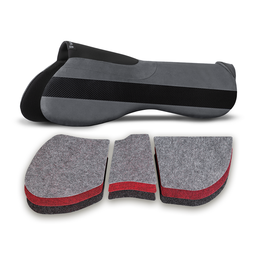 Podkładka pod siodło Winderen skokowa korekcyjna Super Slim 6mm - Charcoal 17"