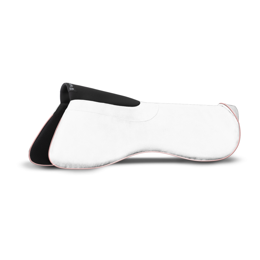 Podkładka pod siodło Winderen ujeżdżeniowa Super Slim 6mm - White Pearl/Rose Gold