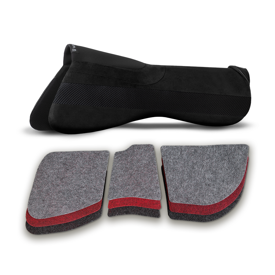 Podkładka pod siodło Winderen ujeżdżeniowa korekcyjna Super Slim 6mm - Coal