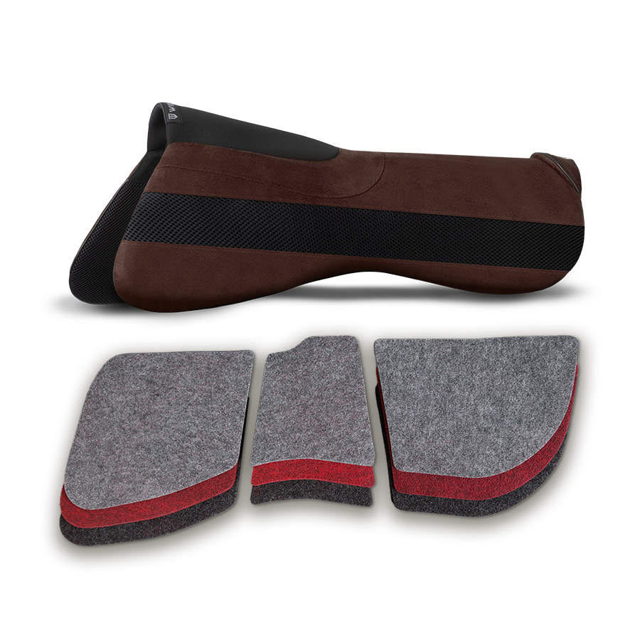 Podkładka pod siodło Winderen ujeżdżeniowa korekcyjna Super Slim 6mm - Chocolate