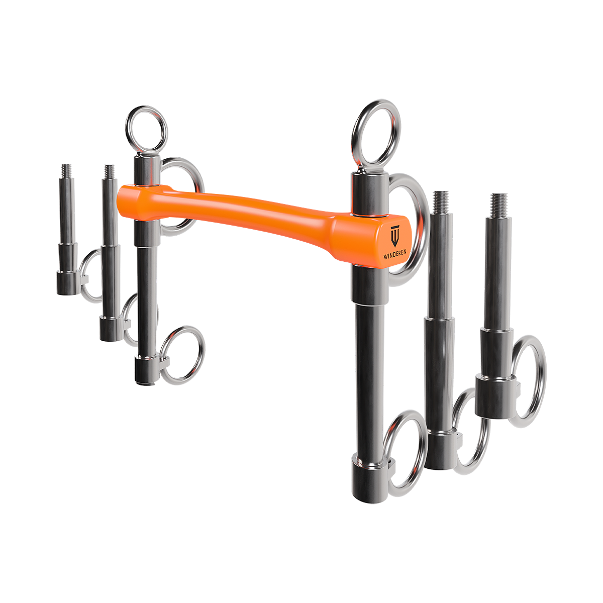 Wędzidło Winderen Pelham (zestaw 3 długości) - Flexi 135 mm - Slim