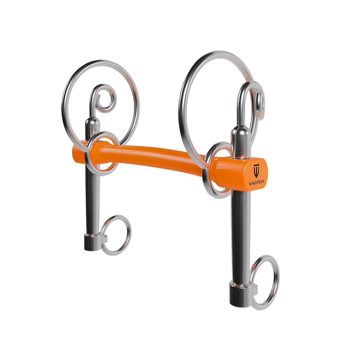 Wędzidło Winderen Swales Pelham średni - Flexi 135 mm - Slim