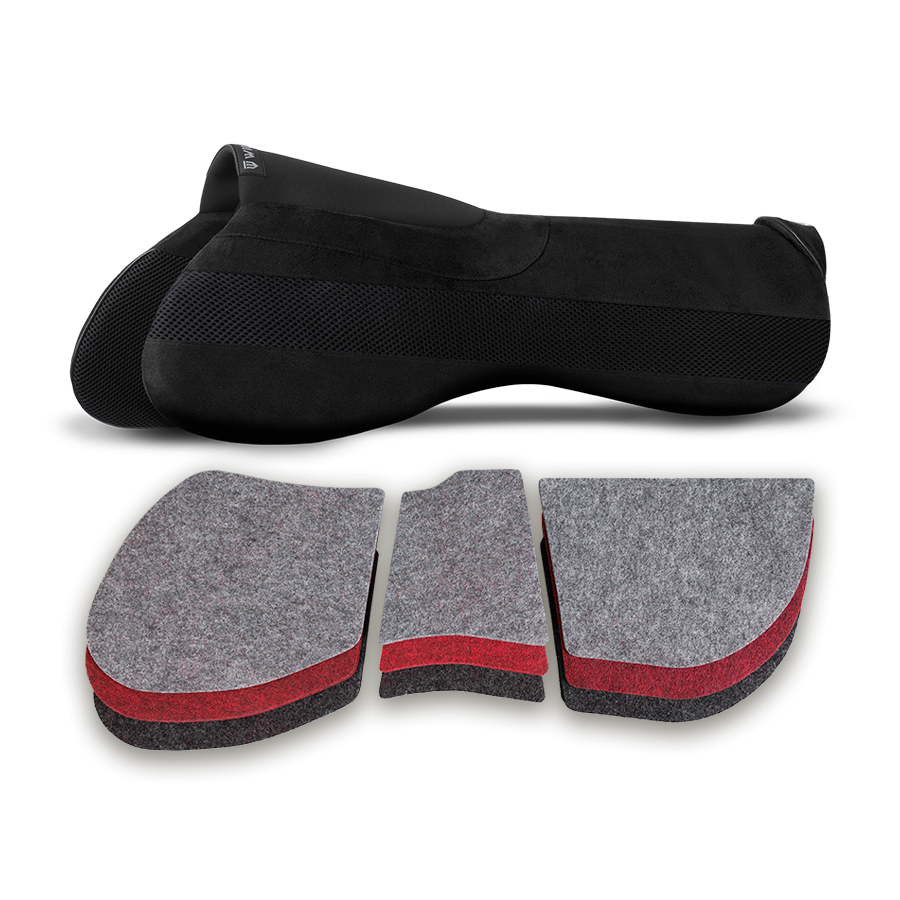 Podkładka pod siodło Winderen skokowa korekcyjna Slim 10mm - Coal