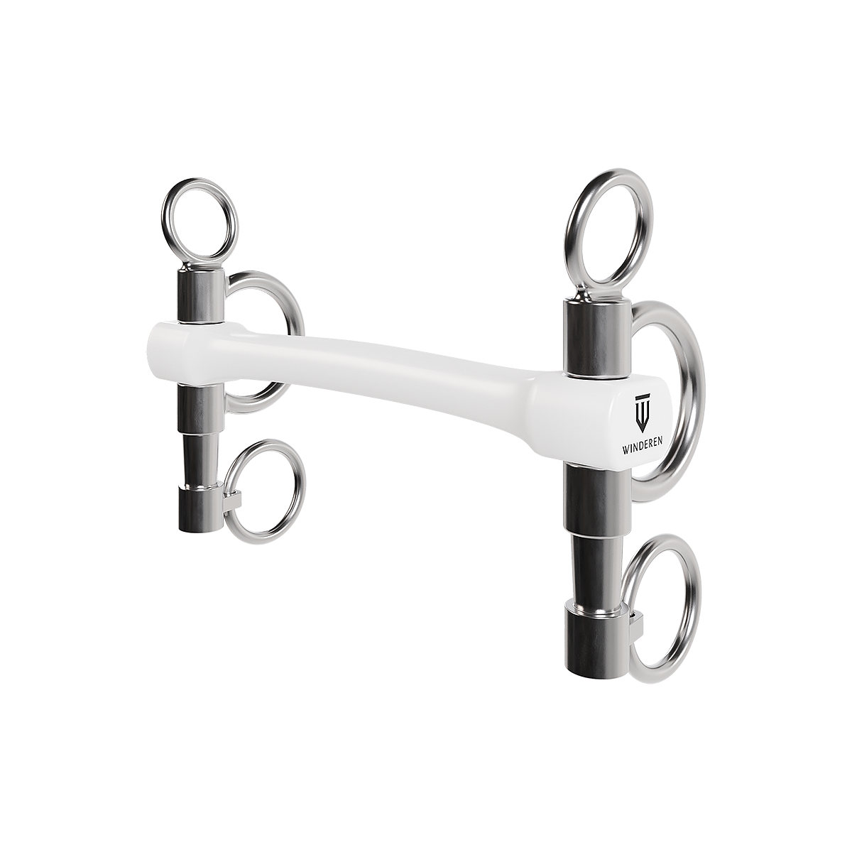 Wędzidło Winderen Pelham krótki - Flexi 135 mm - White Edition - Slim