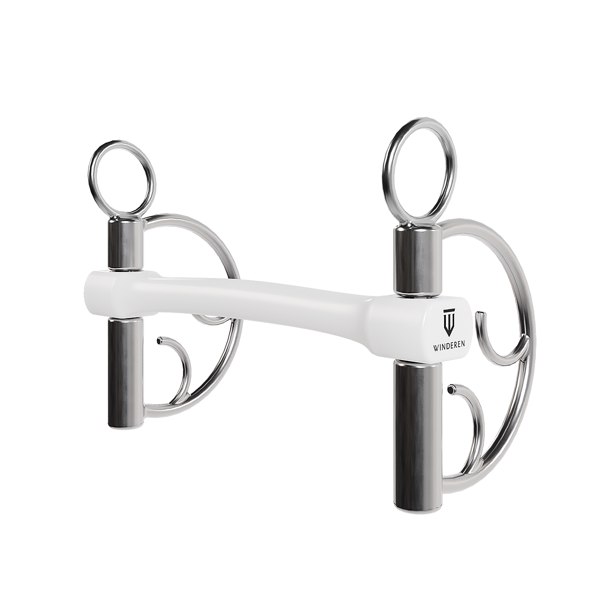 Wędzidło Winderen Kimblewick RNF - Flexi 135 mm - White Edition - Slim