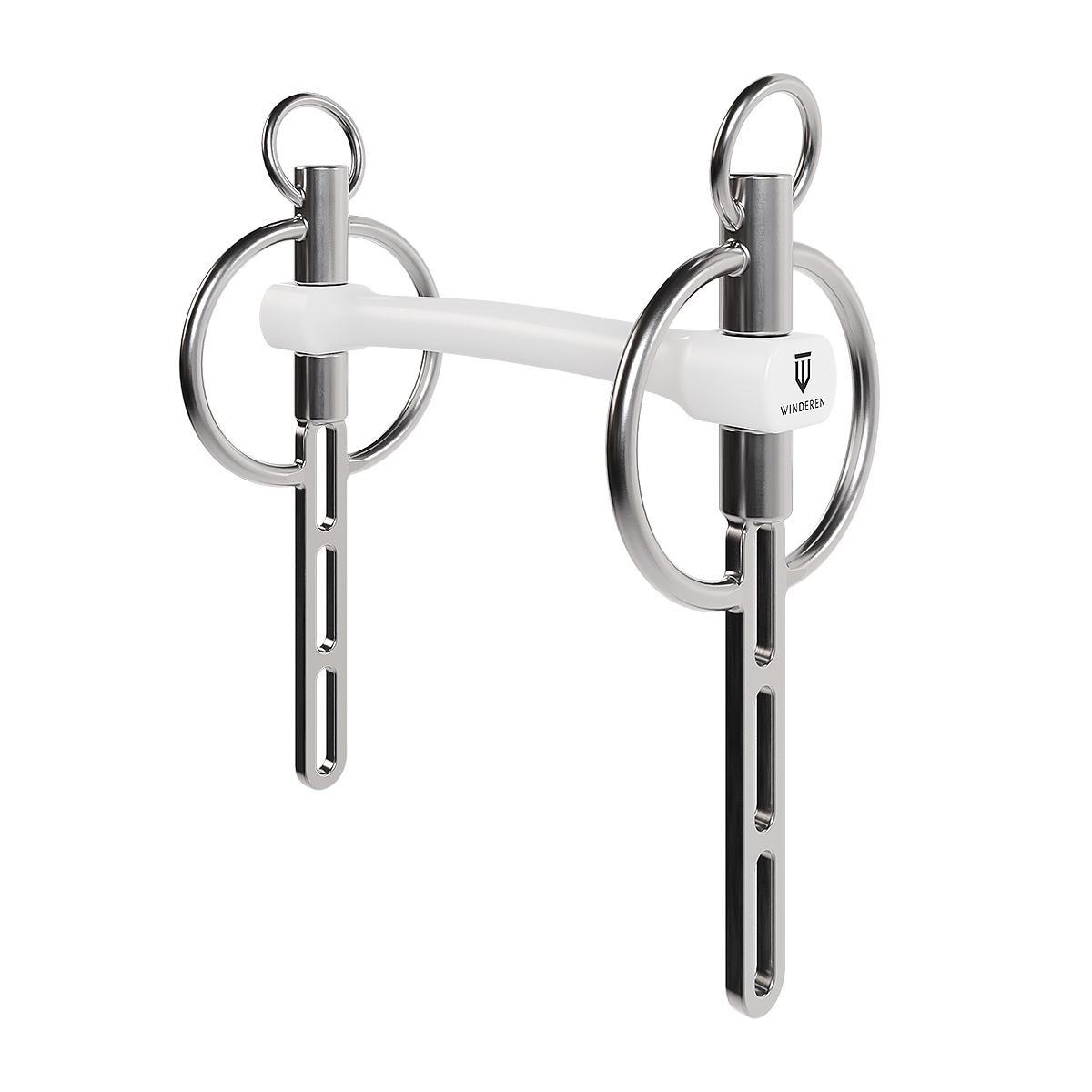 Wędzidło Winderen Zaprzęgowe - Flexi 135 mm - White Edition - Slim