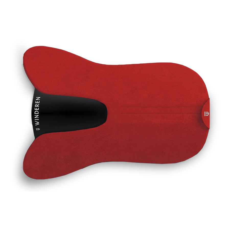 Pokrowiec do podkładki pod siodło Winderen skokowy - Rosso
