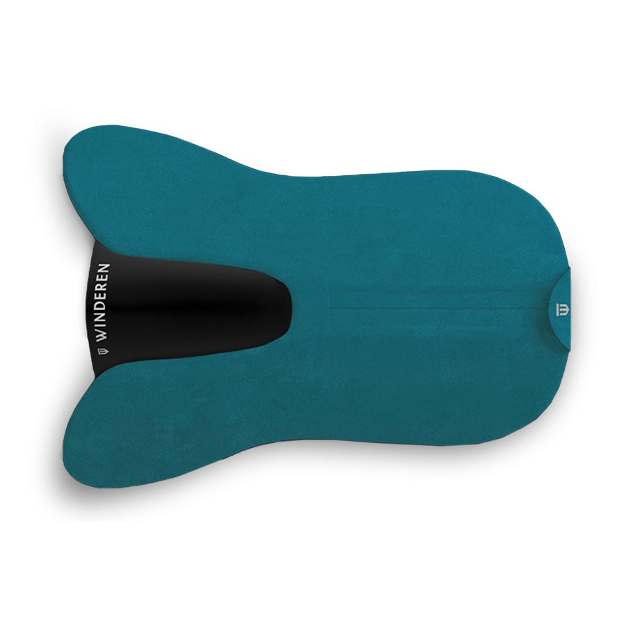 Pokrowiec do podkładki pod siodło Winderen skokowy - Emerald 17"