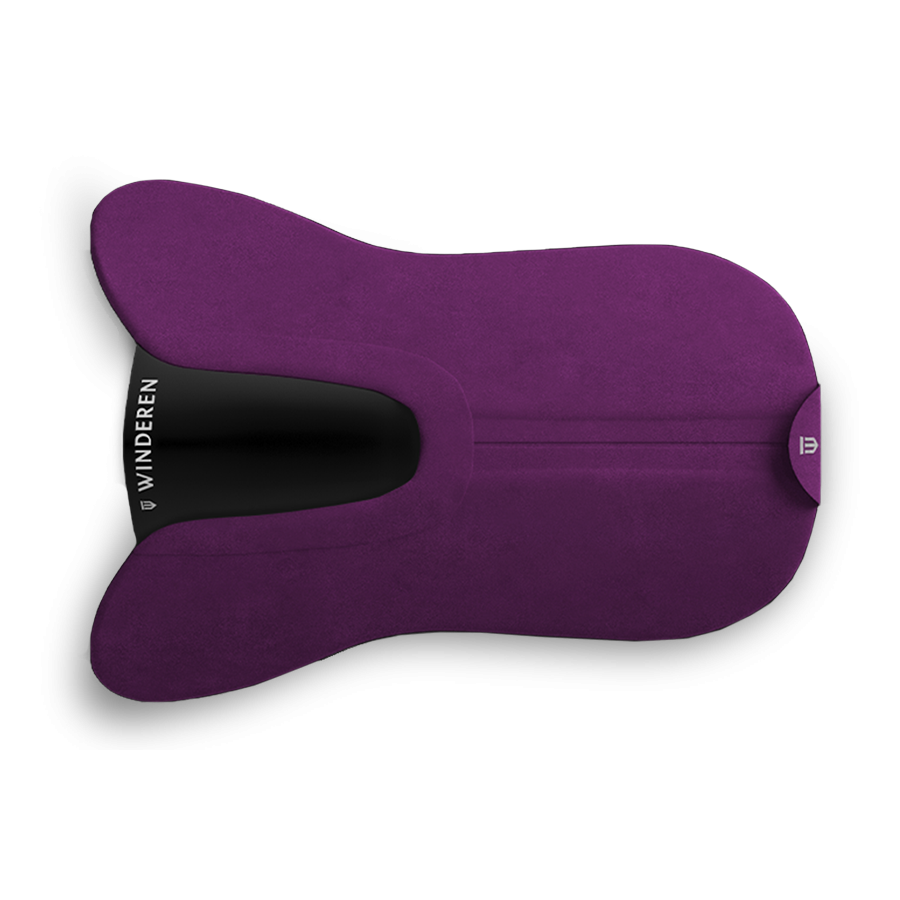 Pokrowiec do podkładki pod siodło Winderen skokowy - Blueberry