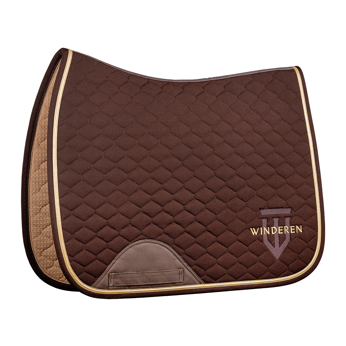 Czaprak ujeżdżeniowy Winderen - Espresso/Gold - Petite