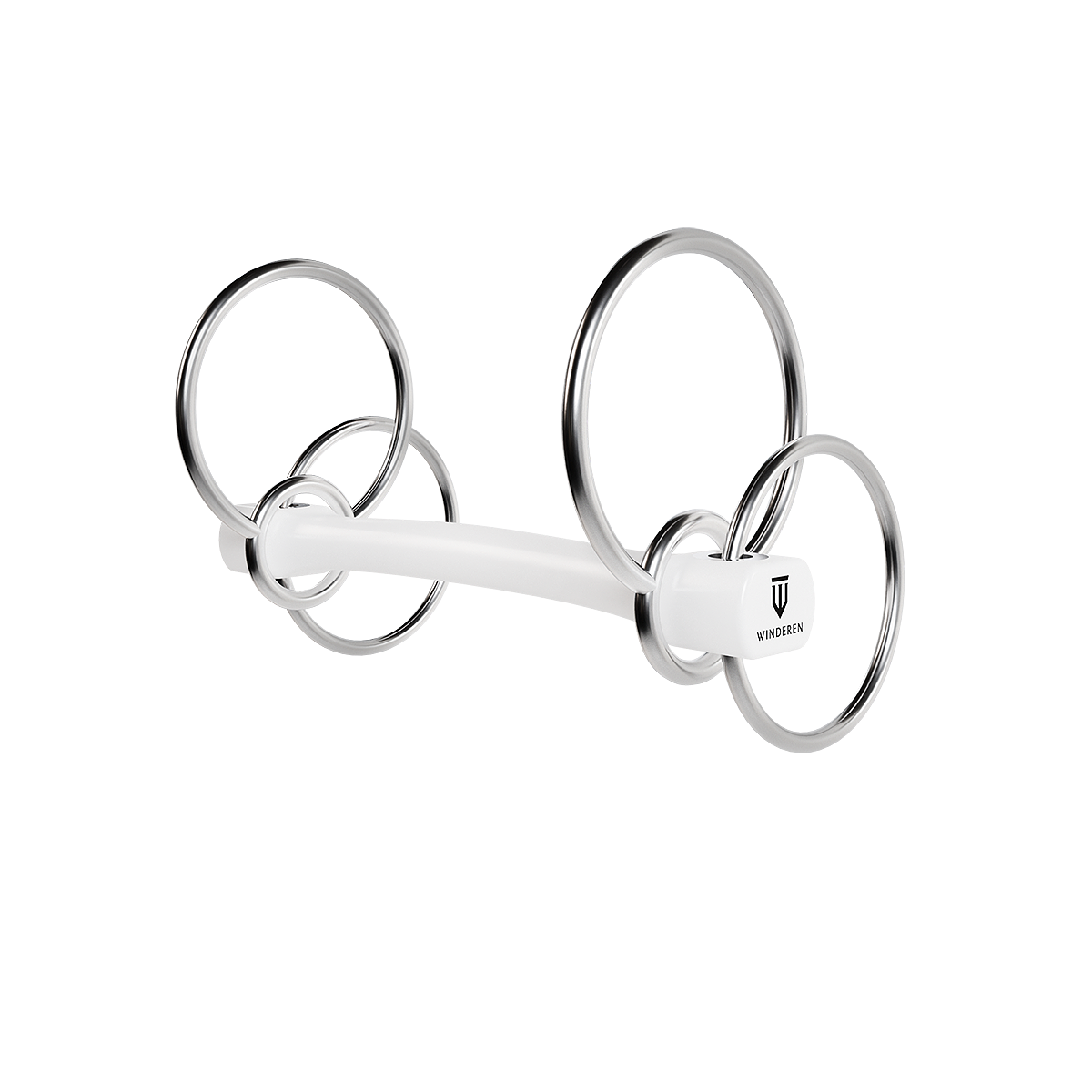Wędzidło Winderen Scourier - Flexi 135 mm - White Edition - Slim