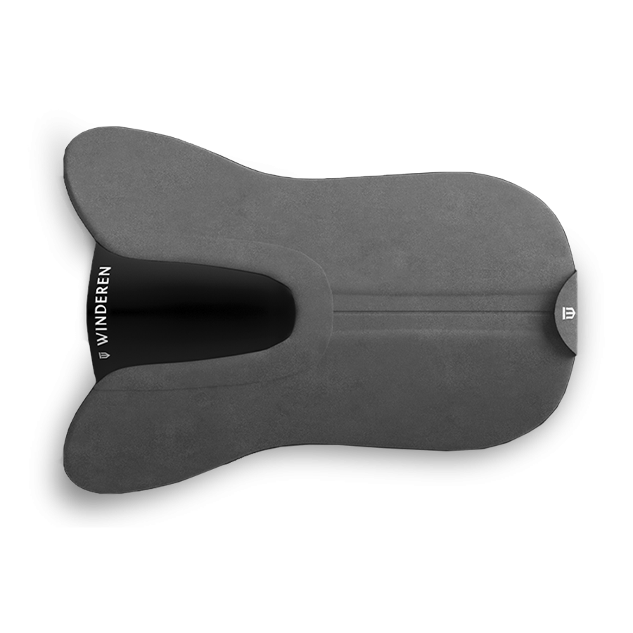 Pokrowiec do podkładki pod siodło Winderen skokowy - Charcoal