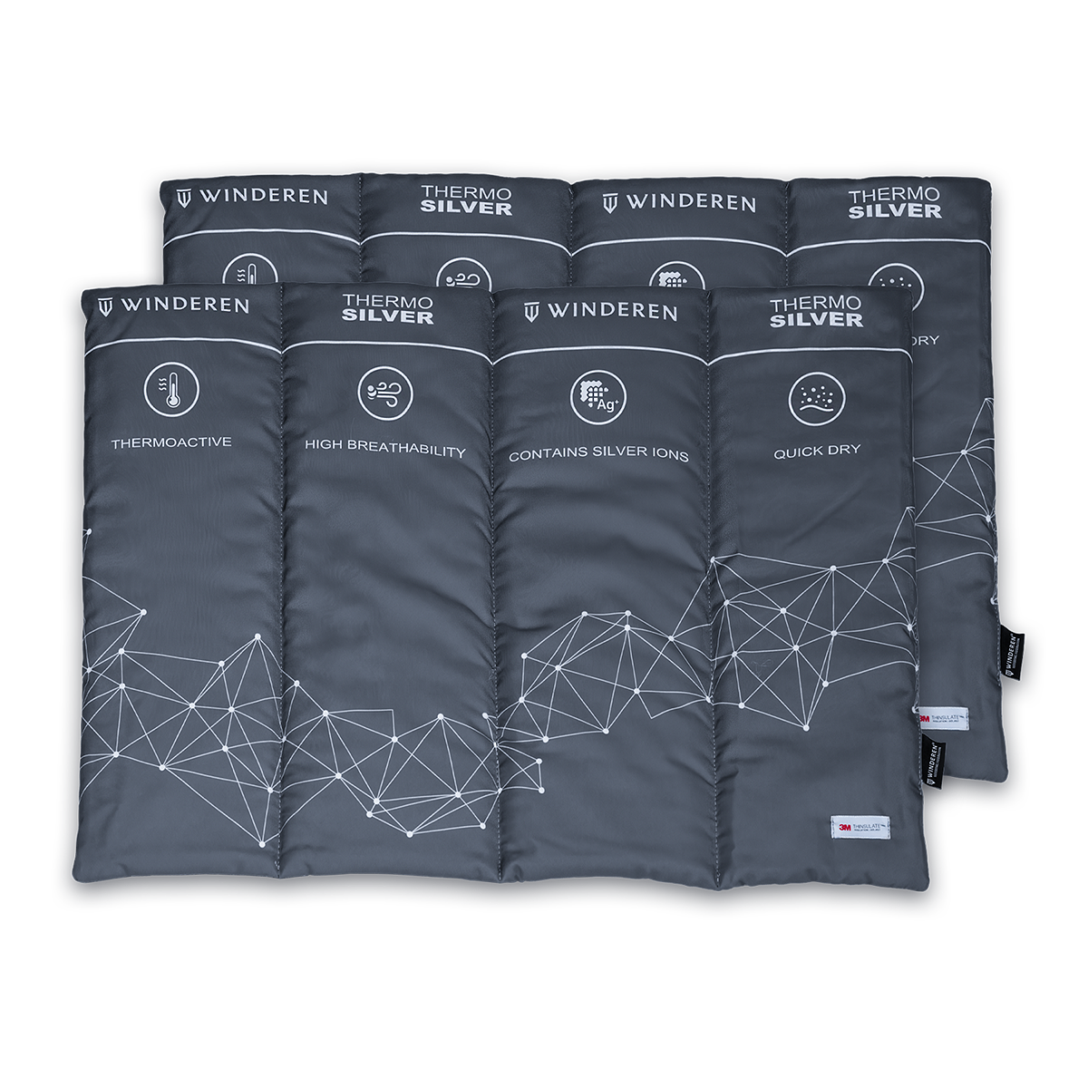 Podkładki pod owijki stajenne Winderen Thermo Silver