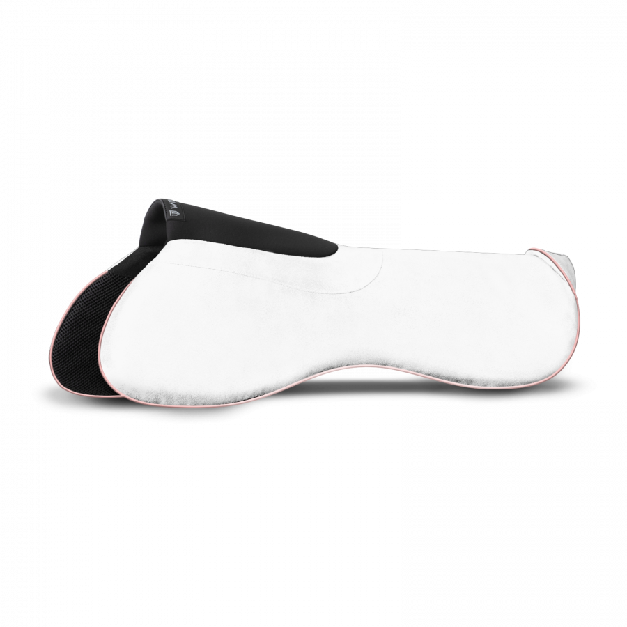 Podkładka pod siodło Winderen skokowa Comfort 18mm - White Pearl/Rose Gold