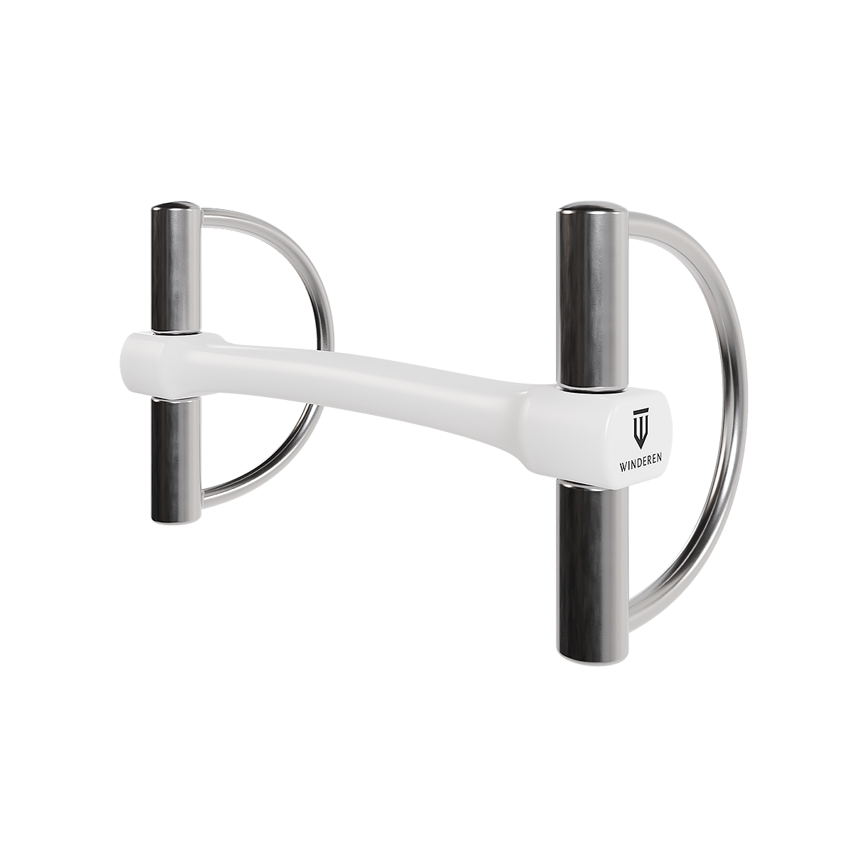 Wędzidło Winderen duże "D" - Flexi 135 mm - White Edition - Slim