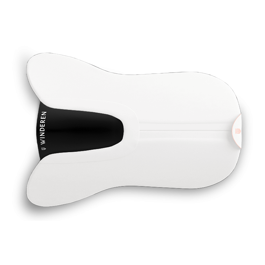 Pokrowiec do podkładki pod siodło Winderen skokowy - White Pearl/Rose Gold