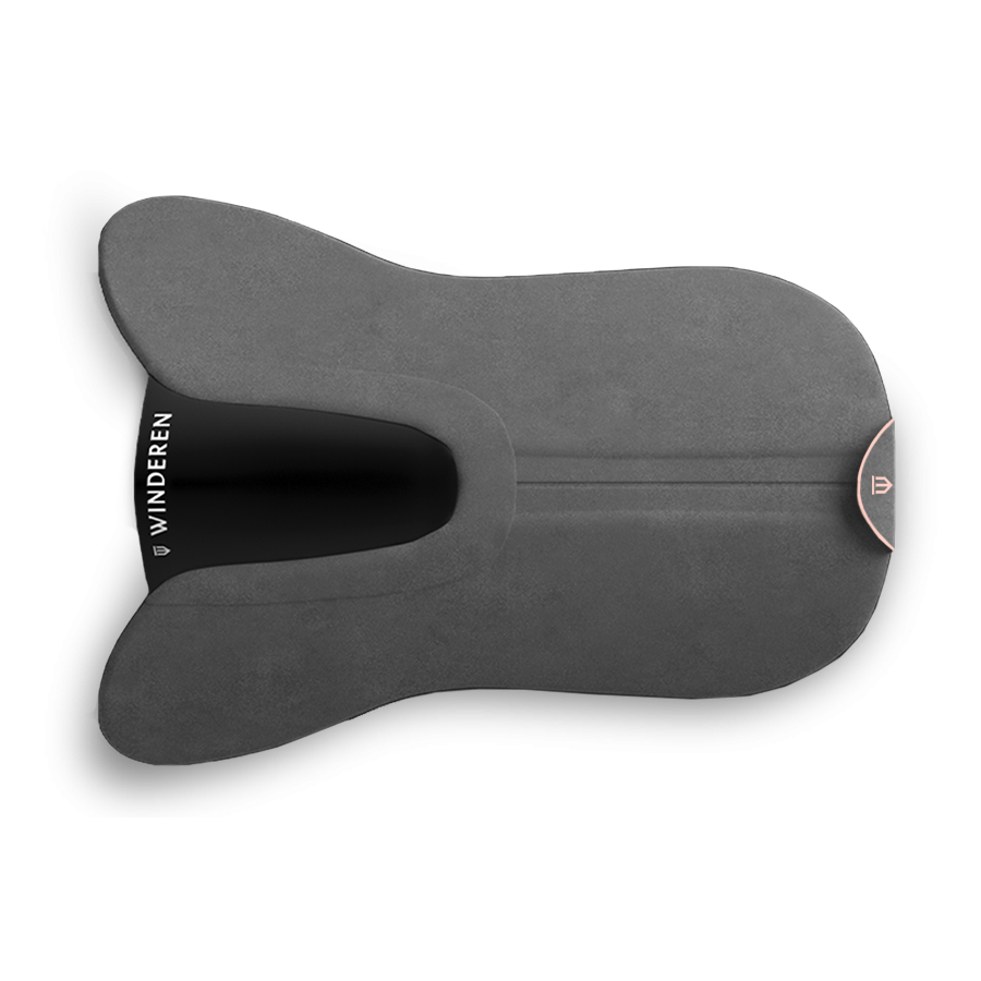 Pokrowiec do podkładki pod siodło Winderen skokowy - Charcoal/Rose Gold