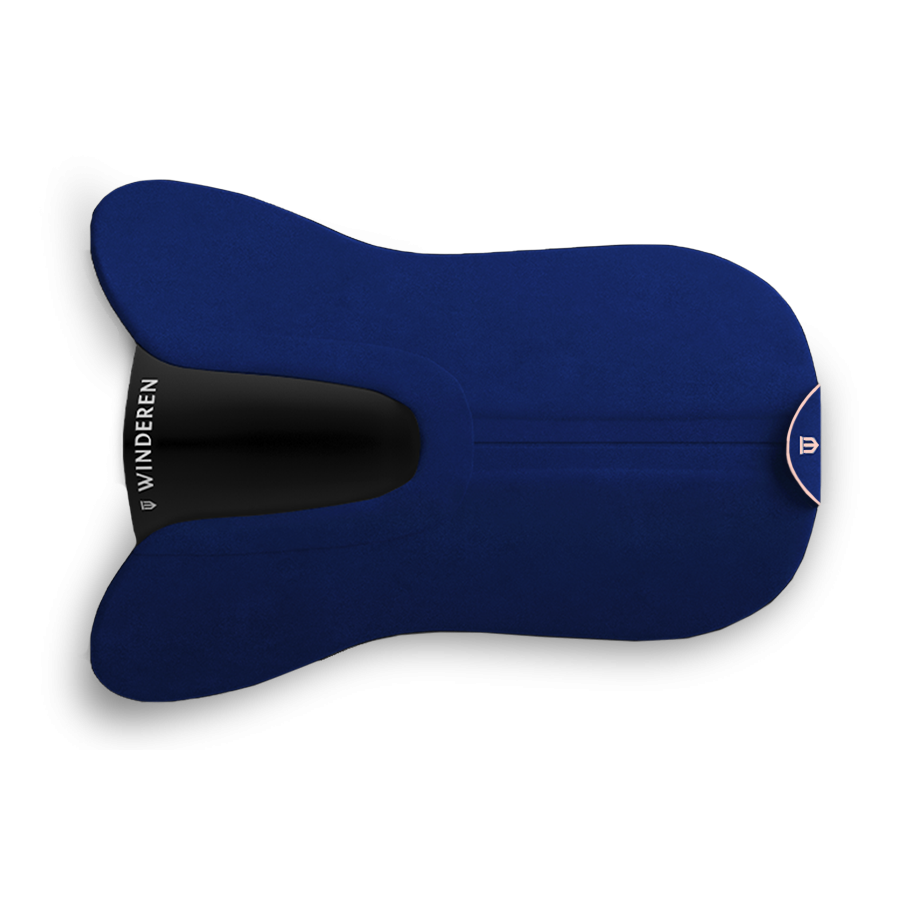Pokrowiec do podkładki pod siodło Winderen skokowy - Dark Blue/Rose Gold