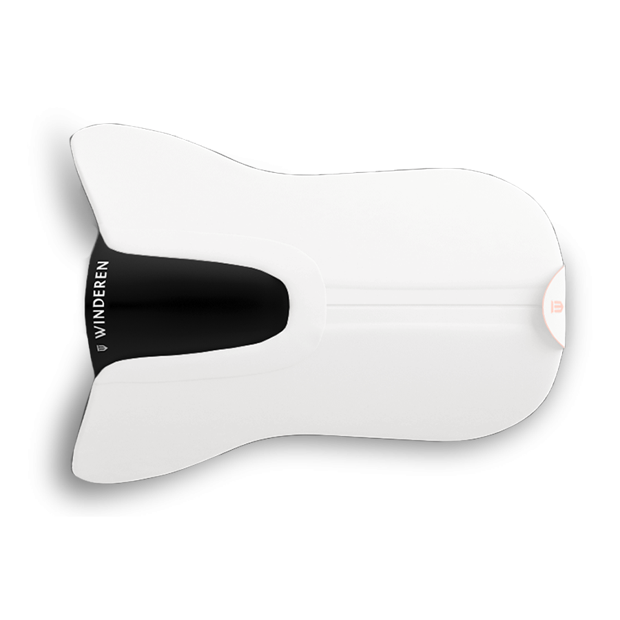 Pokrowiec do podkładki pod siodło Winderen ujeżdżeniowy - White Pearl/Rose Gold